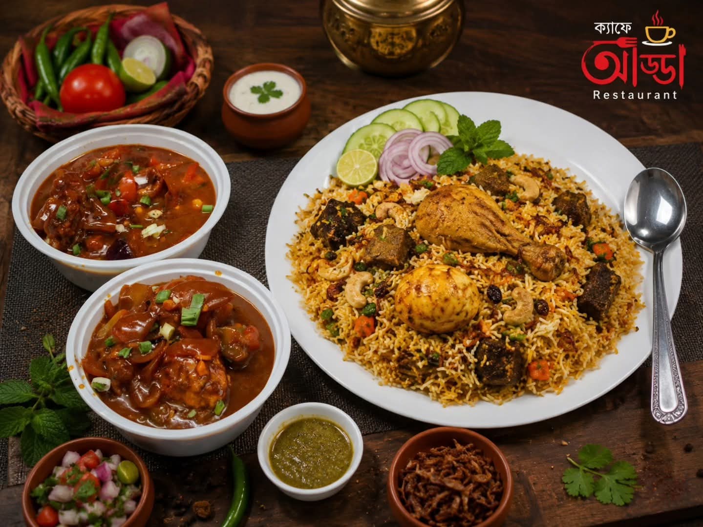 Chicken Biryani + Chicken Chaap